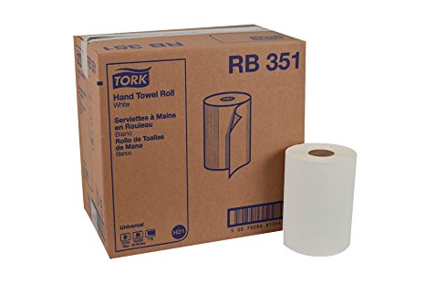 Tork Universal RB351 Hardwound Paper Roll Towel, 1-Ply, 7.87