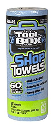 Sellars 54400 ToolBox Z400 Shop Recycled Disposable Towel, 11