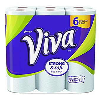 Viva KCC 11385 Choose-A-Size Paper Towels, 2-Pl, 12