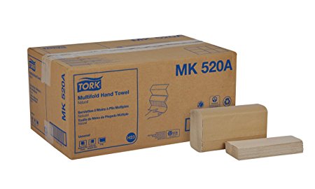 Tork Universal MK520A Multifold Paper Hand Towel, 1-Ply , 9.125