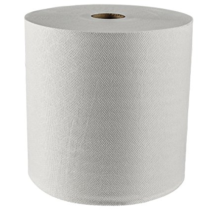 Kleenex Hard Roll Paper Towels (01080) with Premium Absorbency Pockets, White, 12 Rolls/Case, 5,100 feet