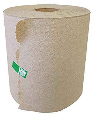 Greensoft HRTK12600 Hand Roll Towel, 1-Ply, Kraft Paper, 600/Roll (Pack of 12)