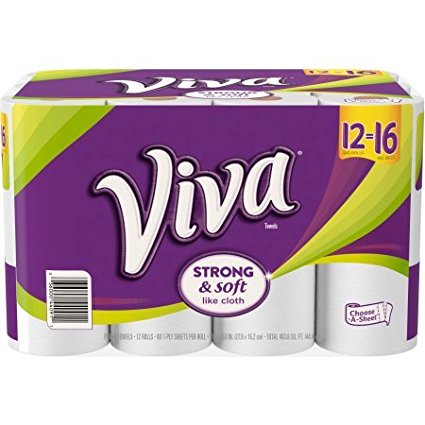 Viva Paper Towel Big Rolls, 88 sheets, 12 rolls