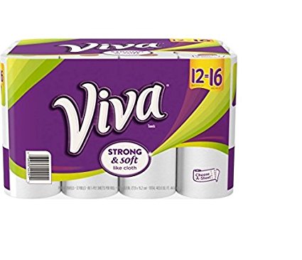 VIVA Paper Towels, Choose-A-Sheet, 12 Big Rolls - 1 Pack