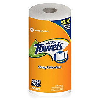 Member's Mark Super Premium Select and Tear Paper Towels - 12 Rolls