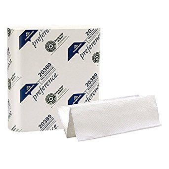 Georgia Pacific 20389 Preference Multifold Paper Towels, Poly Case, White, Poly-bag Protected (1 Individual Pack of 250)