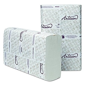 WAUSAU PAPERS WAU 04420 Artisan Folded Towels, Optifold, 9 1/2